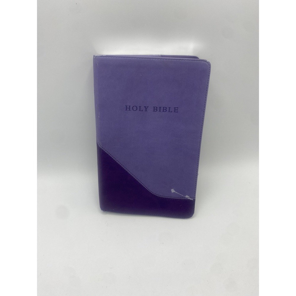 Giant Print Holy Bible King James Bible Personal‎ Size Violet Purple